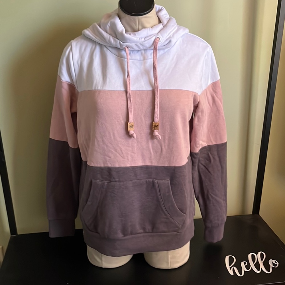 Tentree Banshee Color-block Hoodie Size Medium